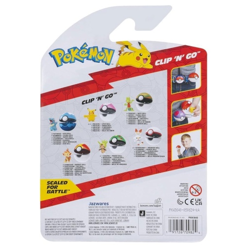 Pokémon Clip n'Go - Chimchar + bola de repetição