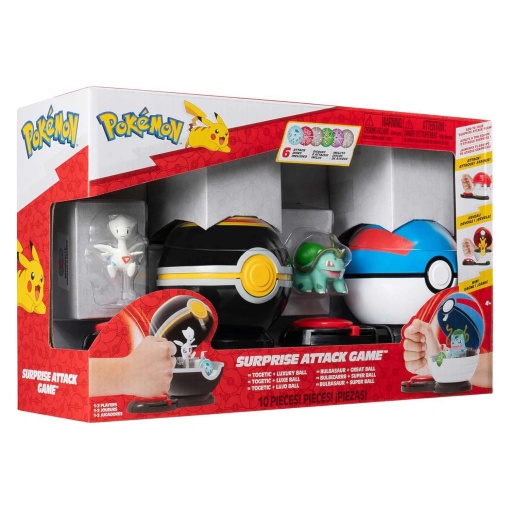 Pokémon jogo ataque surpresa - Togetic + Bulbasaur com bola de luxo e super bola