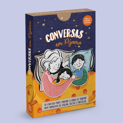 Flashcards - conversas em pijama THE HAPPY GANG