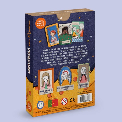 Flashcards - conversas em pijama THE HAPPY GANG