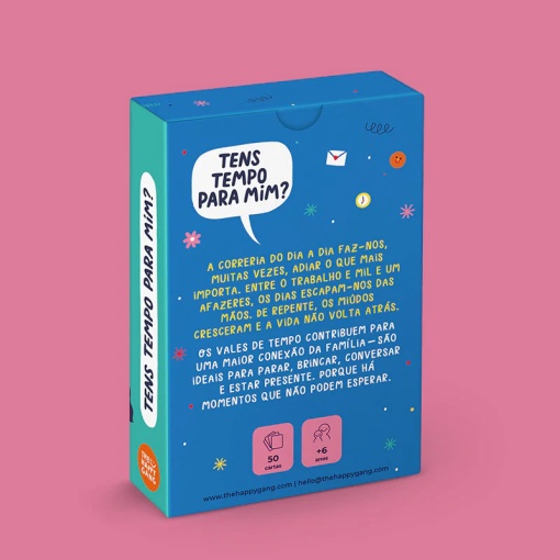 Desbloqueadores de conversa - tens tempo para mim? THE HAPPY GANG