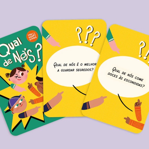 Desbloqueadores de conversa - qual de nós? THE HAPPY GANG