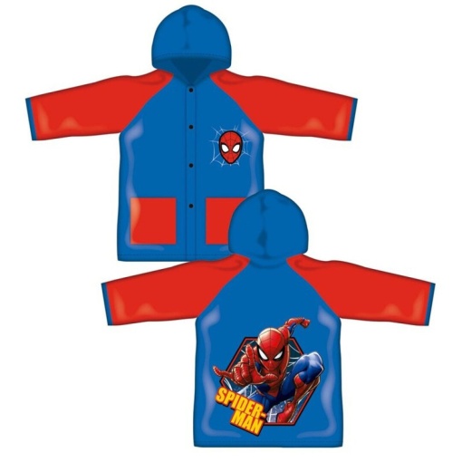 Capa impermeável 4-8 anos Spider-Man