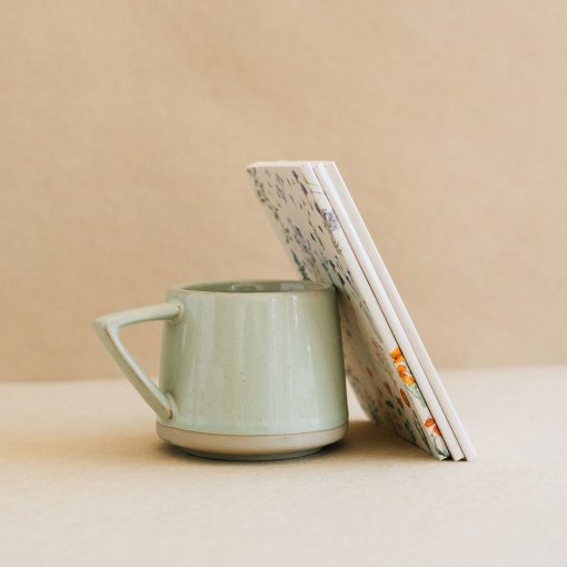 Conjunto 3 cadernos A6 Wild Flowers