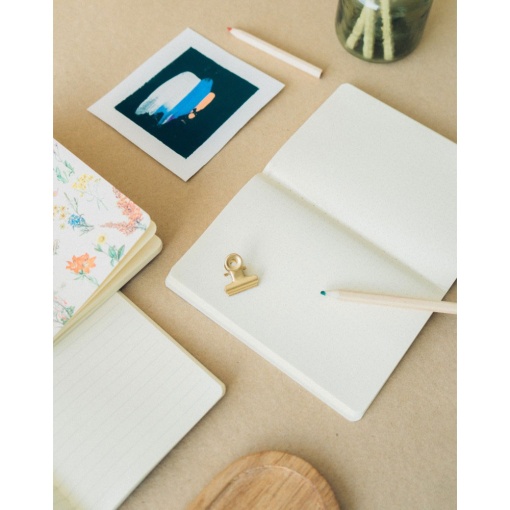 Conjunto 3 cadernos A6 Wild Flowers