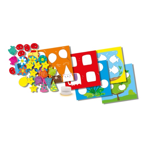 A minha primeira colagem de formas SES CREATIVE My First