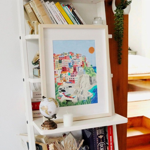 Pintar por números La Petite Épicerie Petit Pinceau 24,5x32,5cm - Cinque Terre