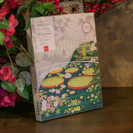 Pintar por números La Petite Épicerie Petit Pinceau 24,5x32,5cm - Estufa de nenúfares