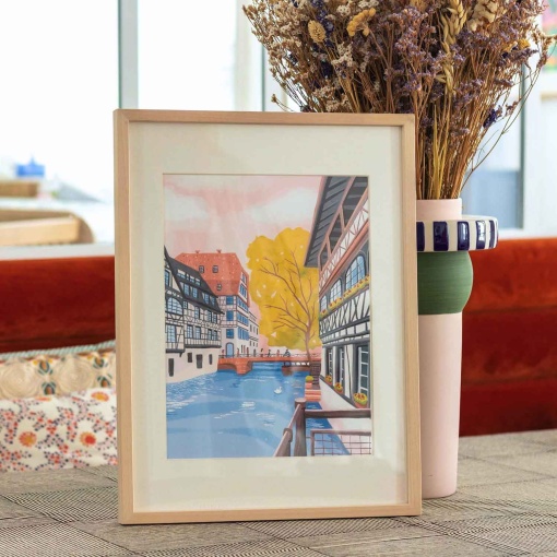 Pintar por números La Petite Épicerie Petit Pinceau 24,5x32,5cm - A piscina