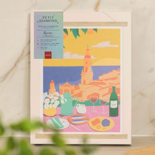 Pintar com diamantes La Petite Épicerie Petit Diamond 30x40cm - Menton