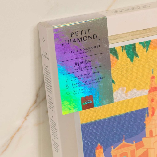 Pintar com diamantes La Petite Épicerie Petit Diamond 30x40cm - Menton