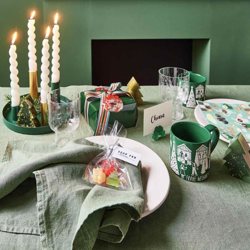 Molde de silicone 24 motivos de Natal 21,5x14,5x2cm RICO DESIGN