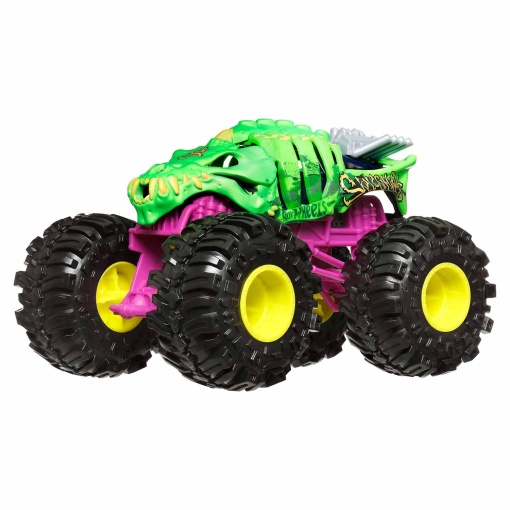 HOT WHEELS Monster Trucks metalizado Skelesaurus Mattel FYJ83/JMT09