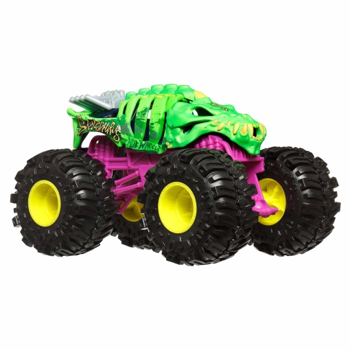 HOT WHEELS Monster Trucks metalizado Skelesaurus Mattel FYJ83/JMT09