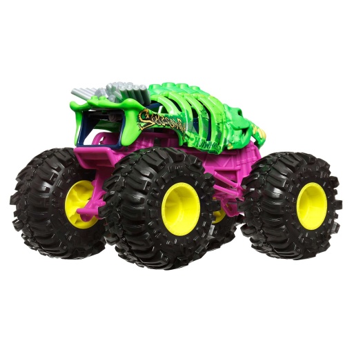 HOT WHEELS Monster Trucks metalizado Skelesaurus Mattel FYJ83/JMT09