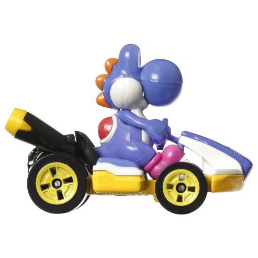 HOT WHEELS Mario Kart carro + figura Blue Yoshi Mattel GBG25/GRN23