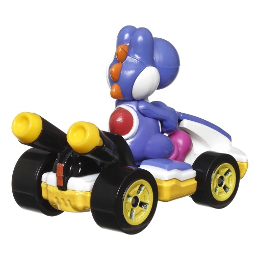 HOT WHEELS Mario Kart carro + figura Blue Yoshi Mattel GBG25/GRN23