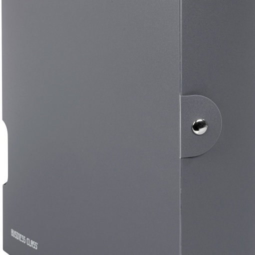 Caixa de arquivo morto VIQUEL Business Class A4 lombada de 80mm cinza