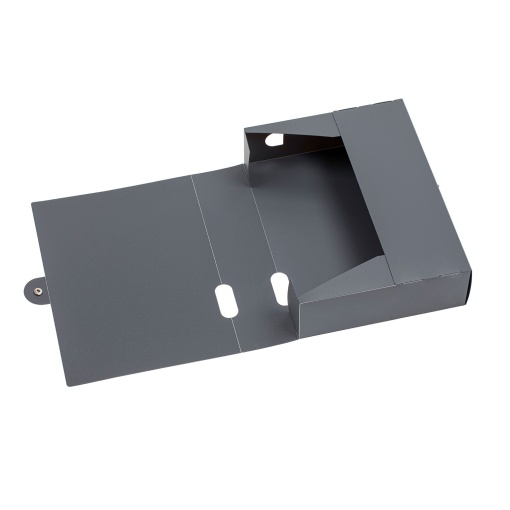 Caixa de arquivo morto VIQUEL Business Class A4 lombada de 80mm cinza