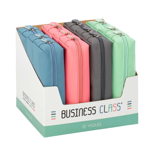 Estojo escolar VIQUEL Business Class sortido