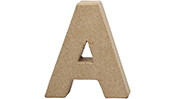 Letras e Números em Papel Machê